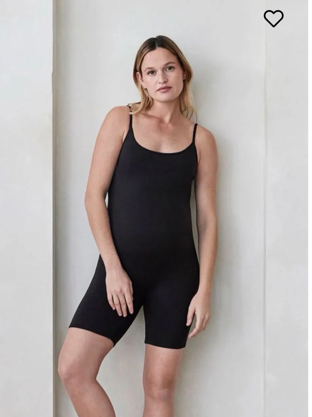 NWOT Bumpsuit The Alexa Maternity Romper Black Size S